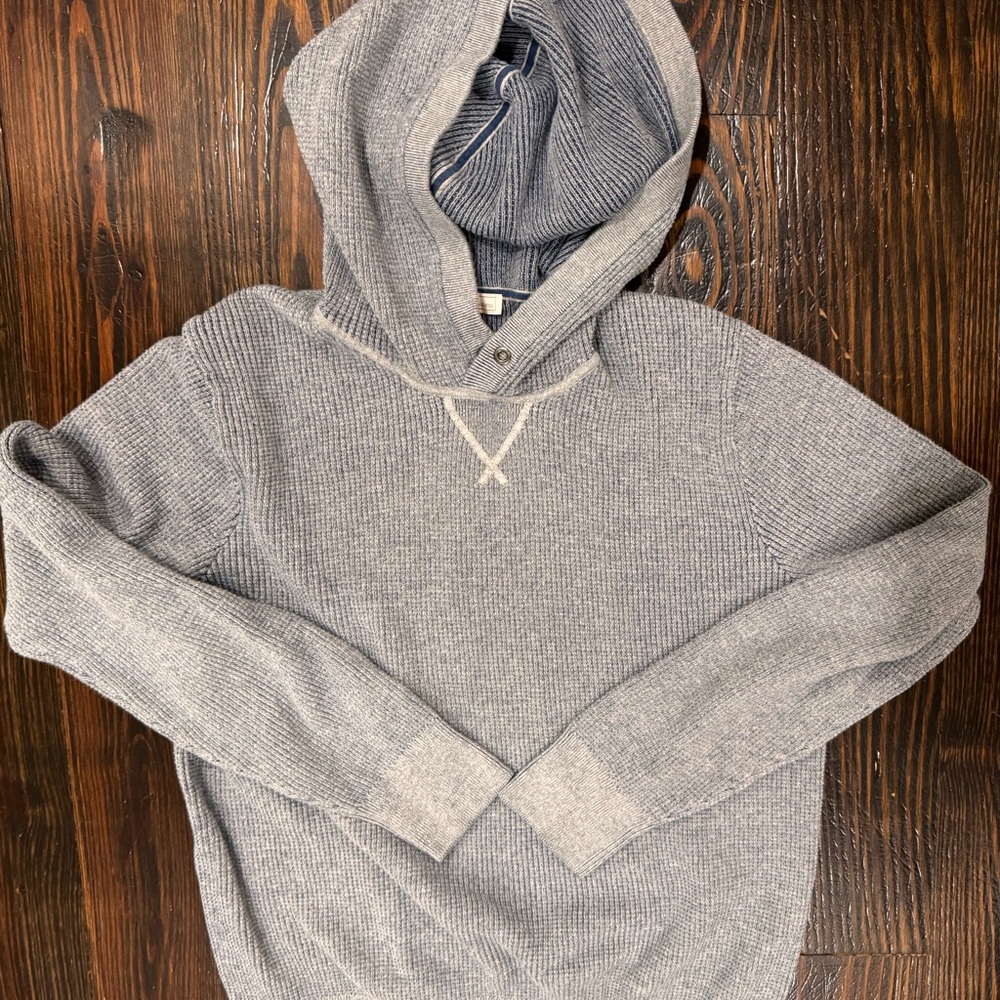 GAP Blue/Grey Hooded Sweatshirt Men’s Size Large